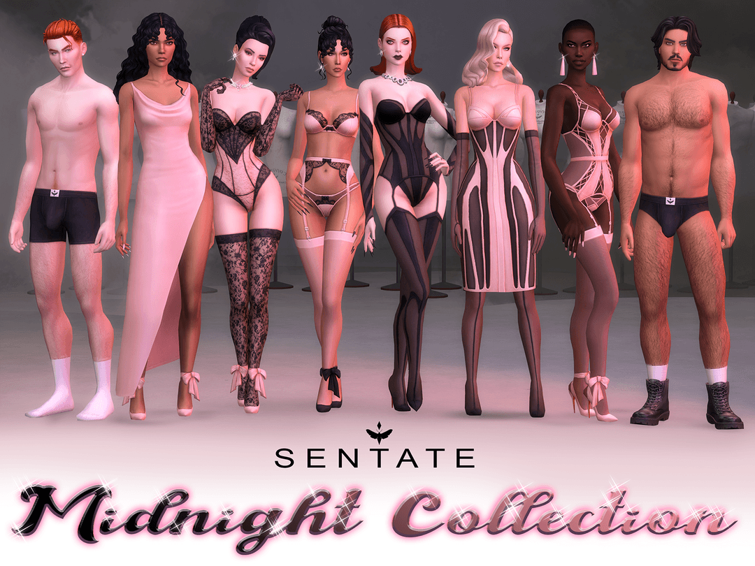 Скриншот мода Коллекция нижнего белья The Midnight Collection